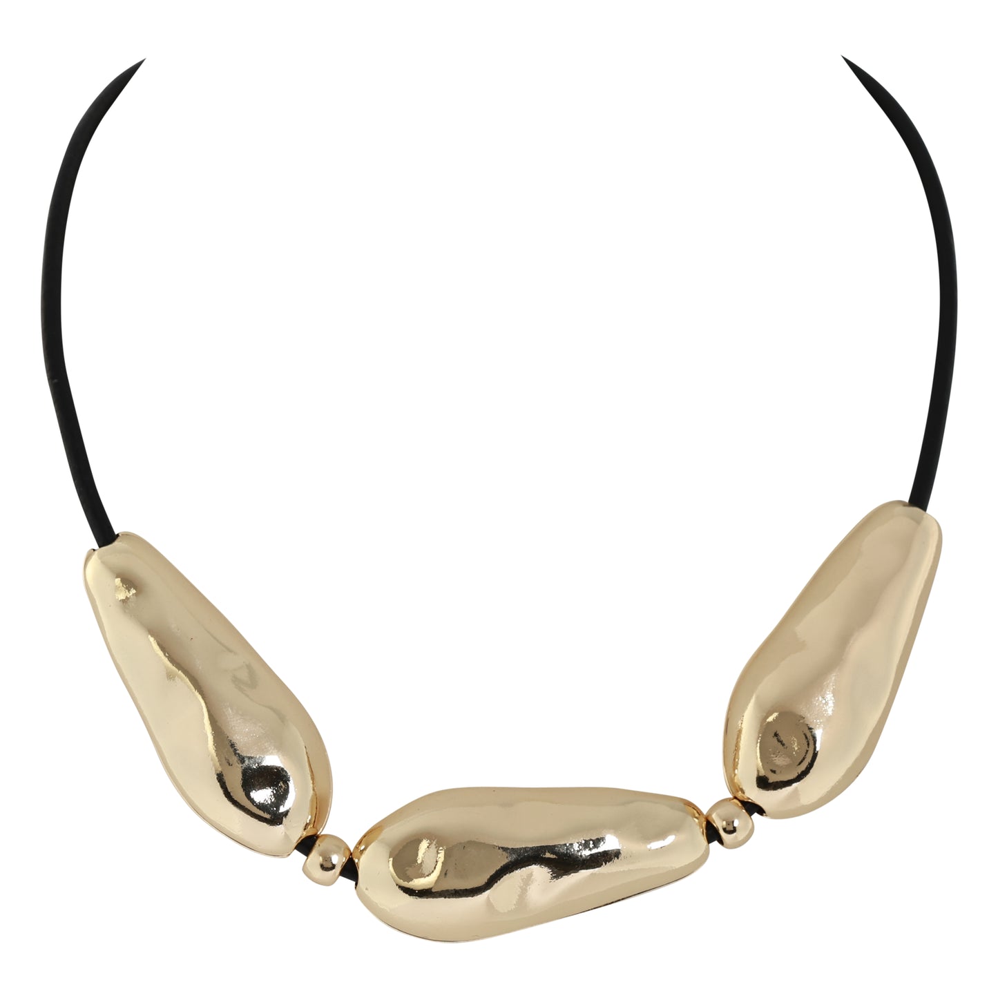 3 BIG BEADS NECKLACE