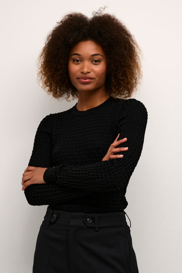 ELLA CREWNECK KNIT PULLOVER
