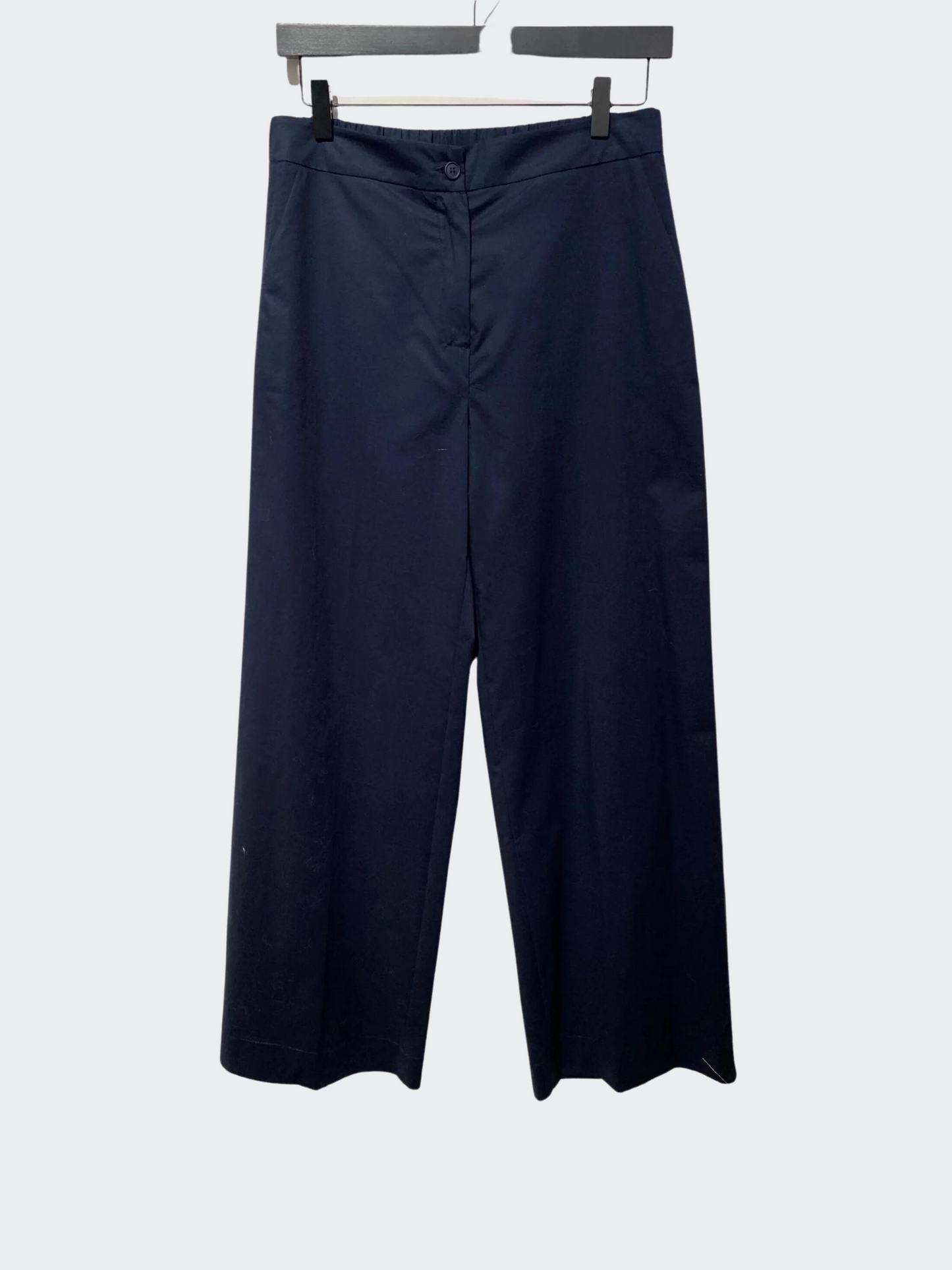 BUTTON FRONT WITH TWO POCKETS WIDE LEG PANT MARIA BELLENTANI