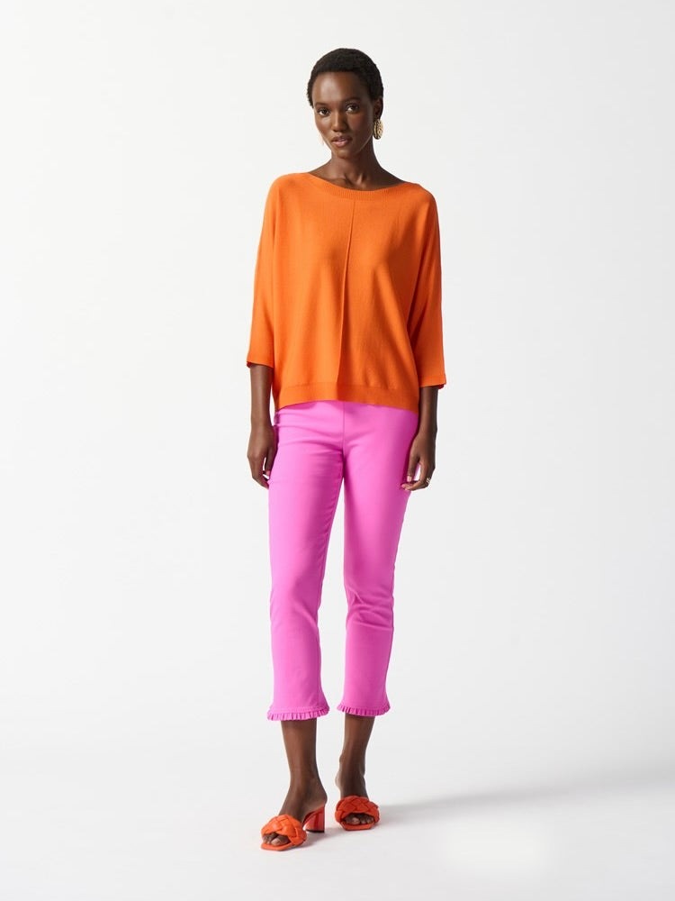 3/4 SLEEVE BOATNECK SWEATER JOSEPH RIBKOFF