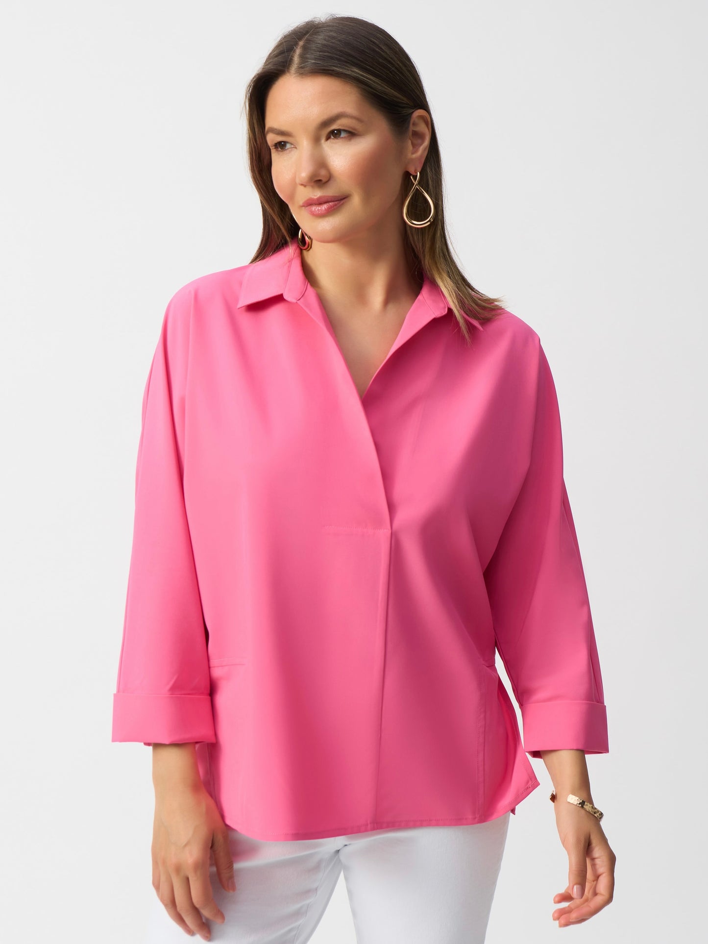 POPLIN BOXY BLOUSE