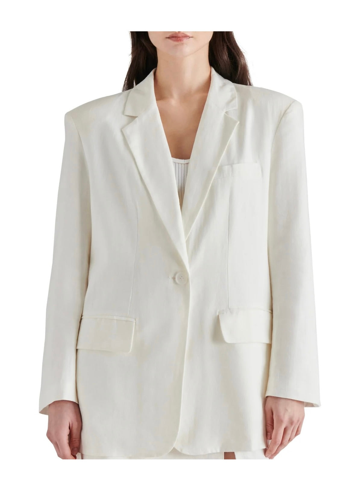 LINEN BLEND BLAZER STEVE MADDEN