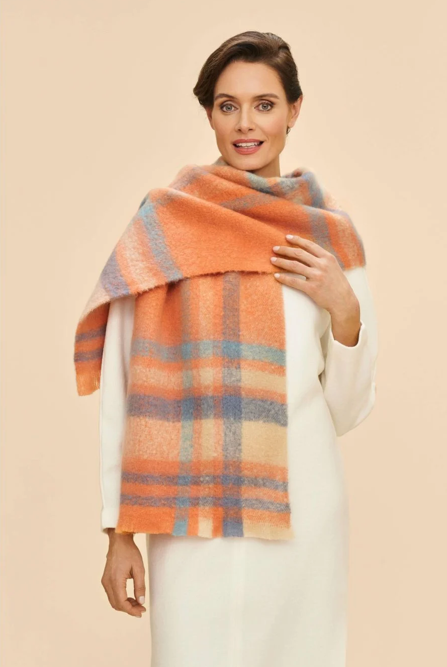 BRIELLE COZY SCARF POWDER