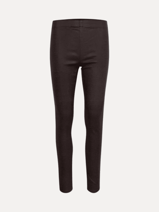 BETTINE SNAKE SKIN PLEATHER LEGGING CULTURE