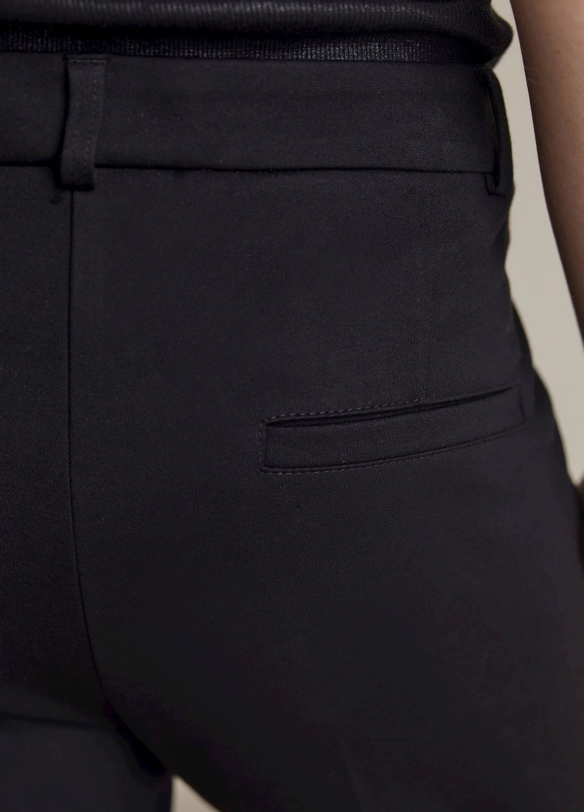 JACQUARD 2 TONE PANEL STRAIGHT LEG PANT