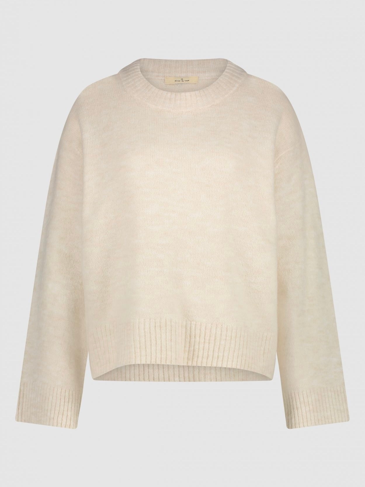 Cream crew 2025 neck jumper