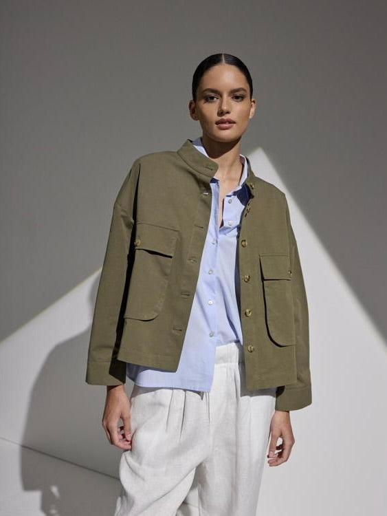 STAND COLLAR JACKET