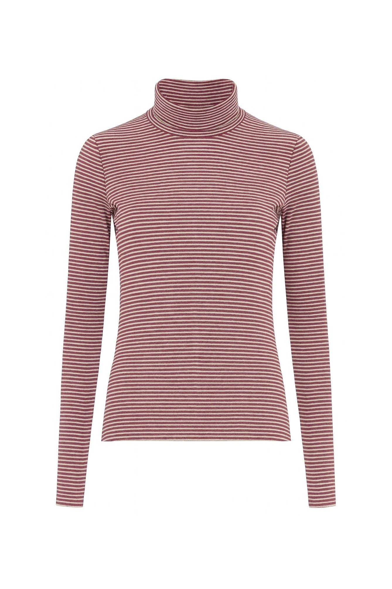ALEXANDRA JERSEY ROLLNECK T-SHIRT