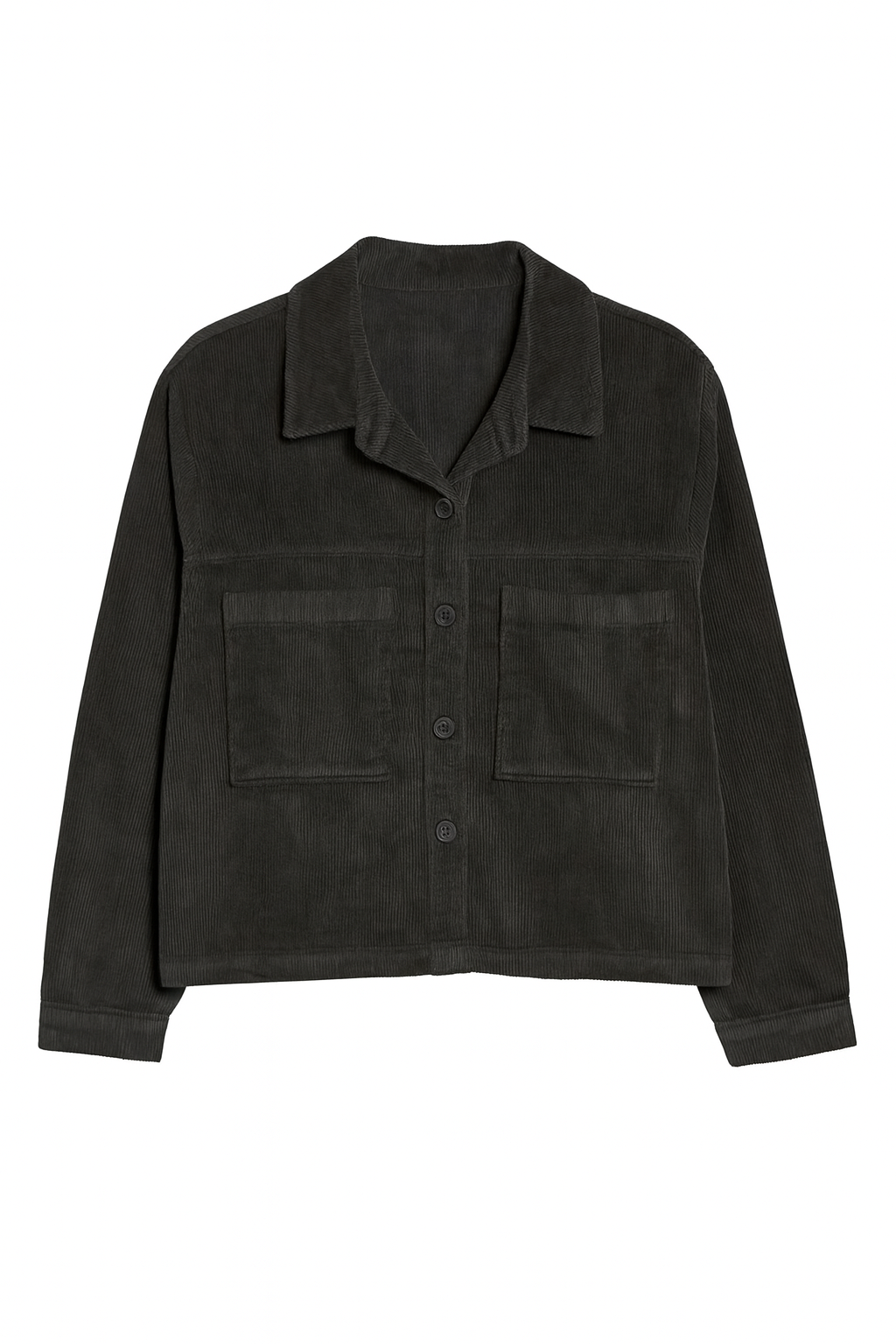 CORDUROY CROP SHIRT