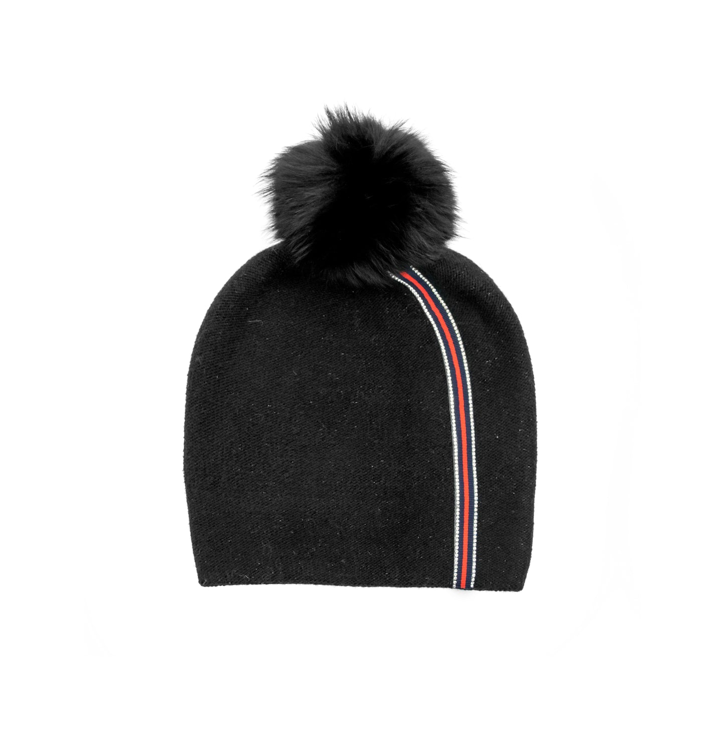 SPARKLE STRIPE KNIT BEANIE