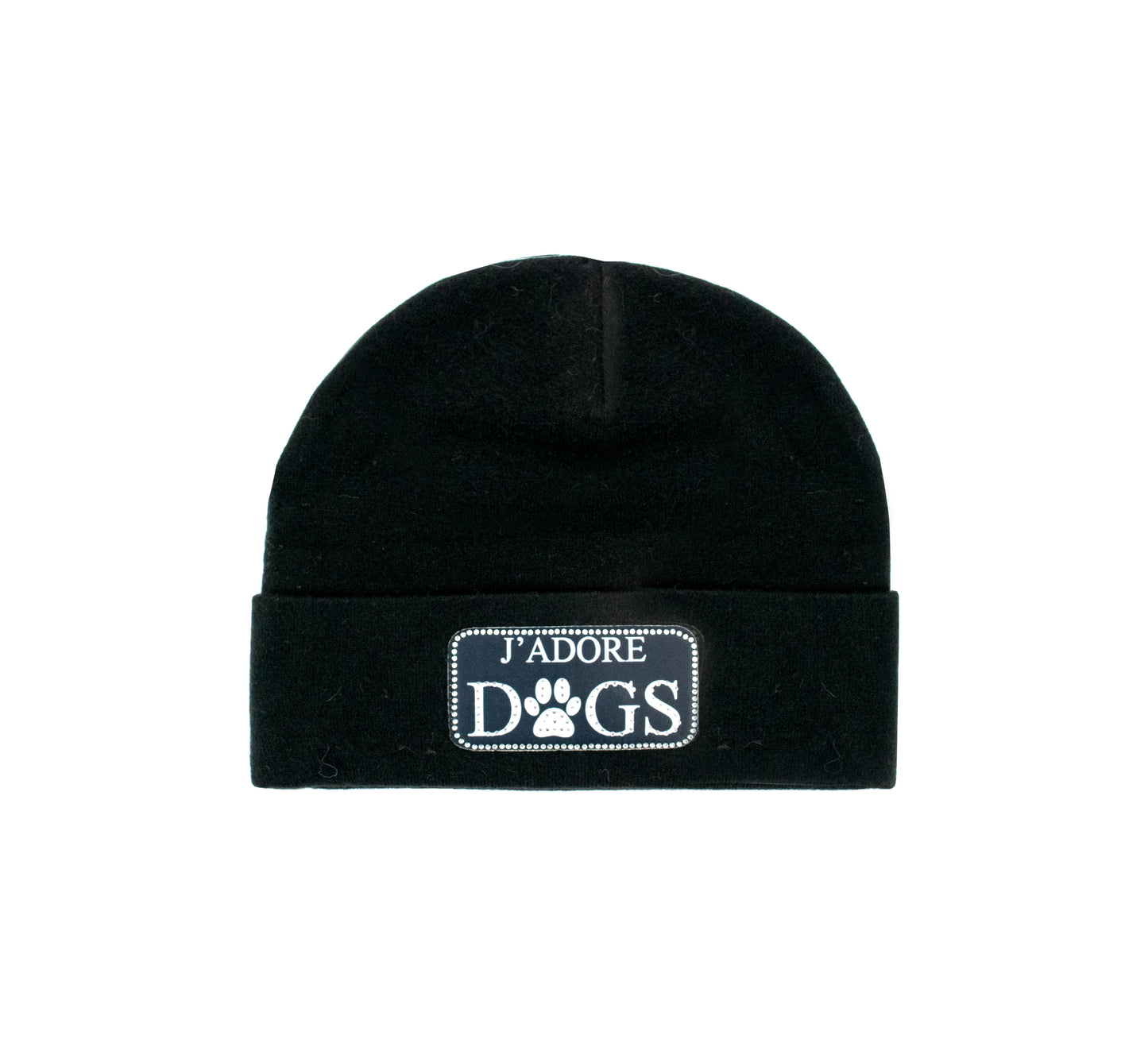 J'ADORE DOGS KNIT BEANIE