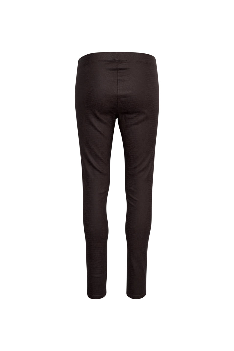 BETTINE SNAKE SKIN PLEATHER LEGGING CULTURE
