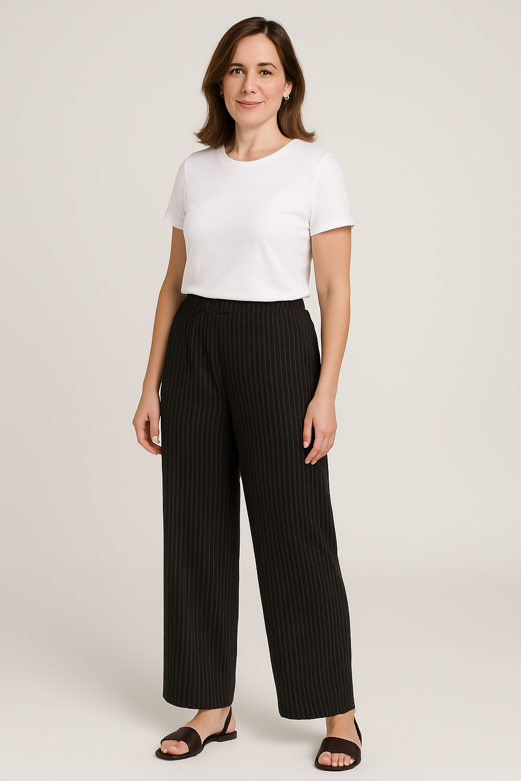 STRIPE FLARED PANT