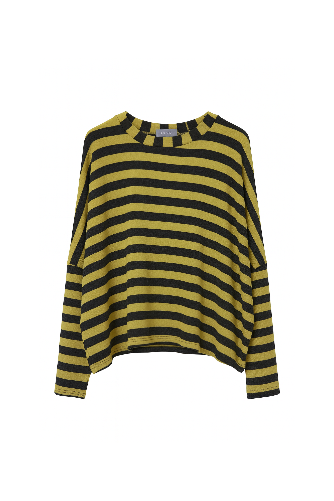 STRIPED FLEECE TOP
