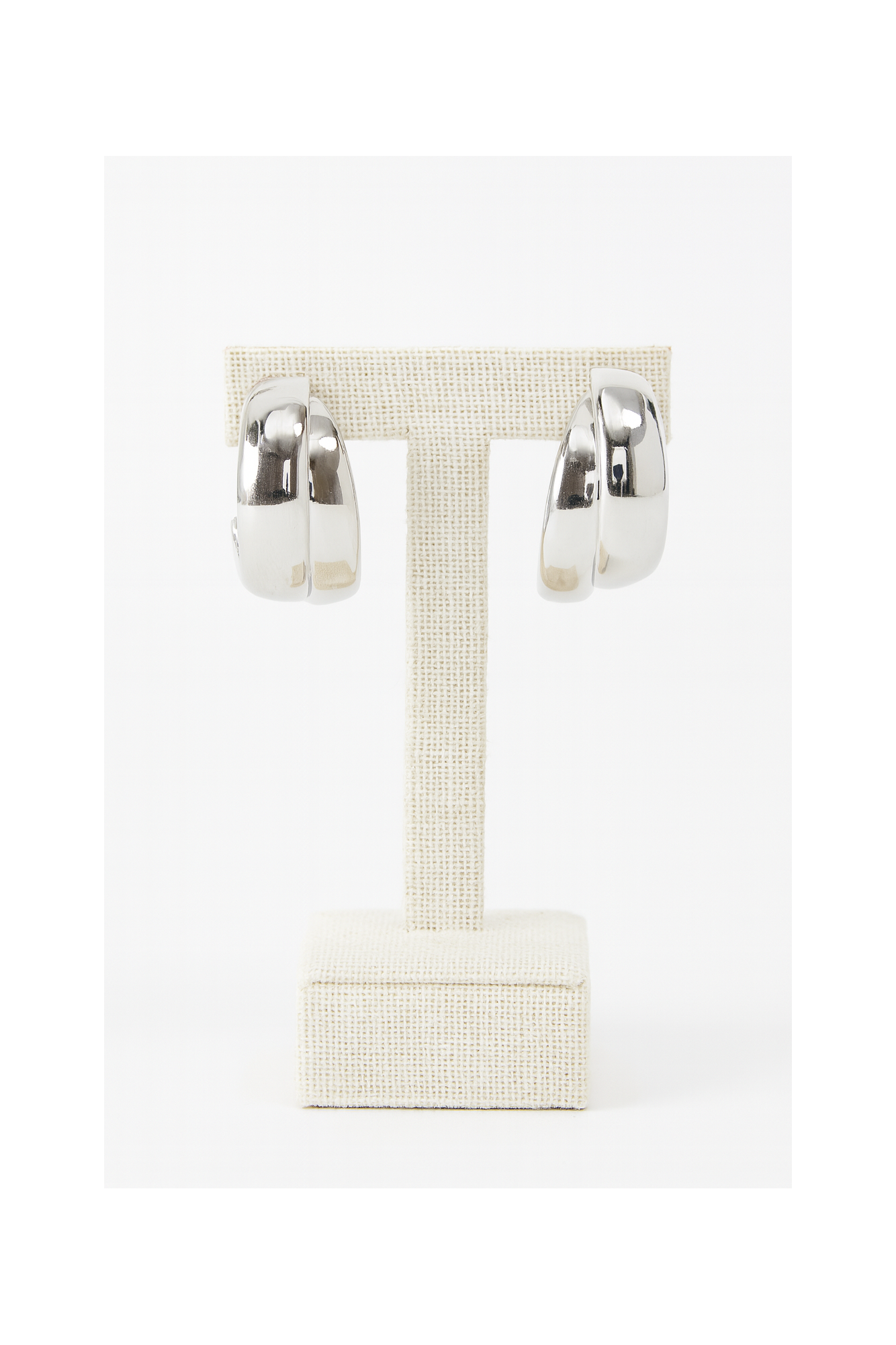 CHUNKY DOUBLE HOOP EARRING