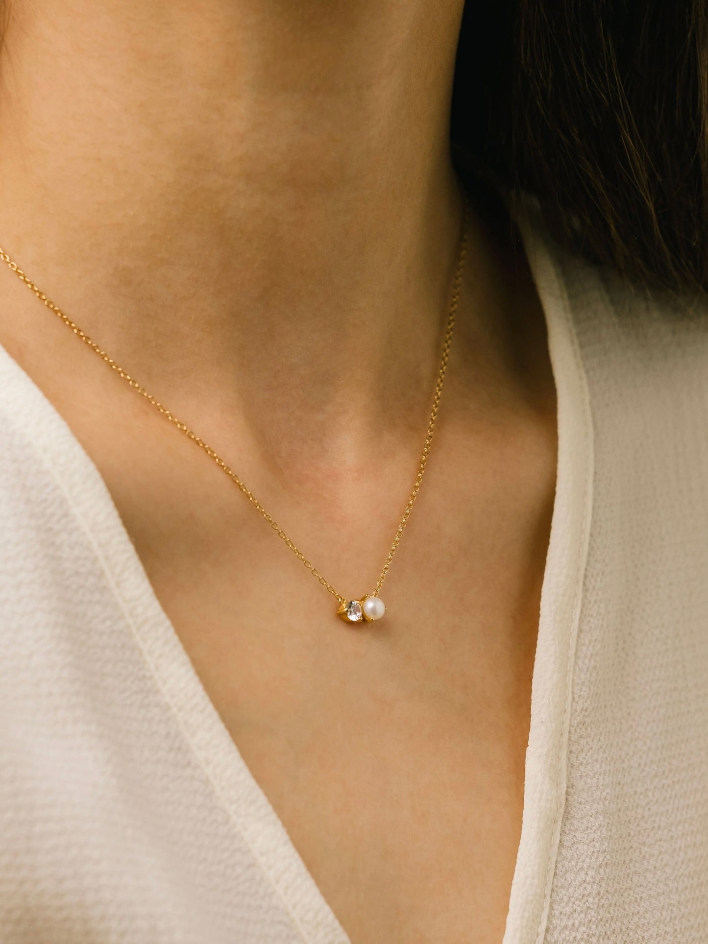 DEMI-FINE LUMA GEMSTONE NECKLACE LOVER'S TEMPO