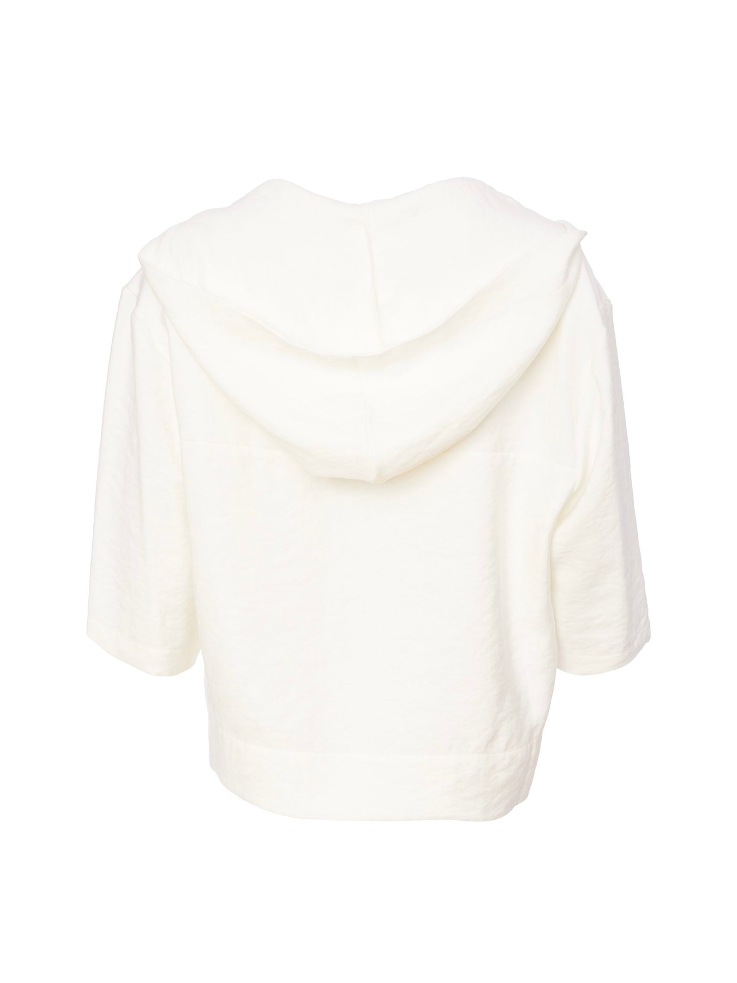 NOTCH COLLAR HOODED JACKET NAYA
