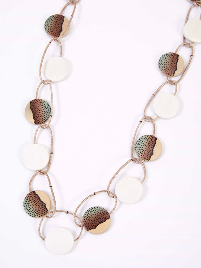 PRINT STONE NECKLACE