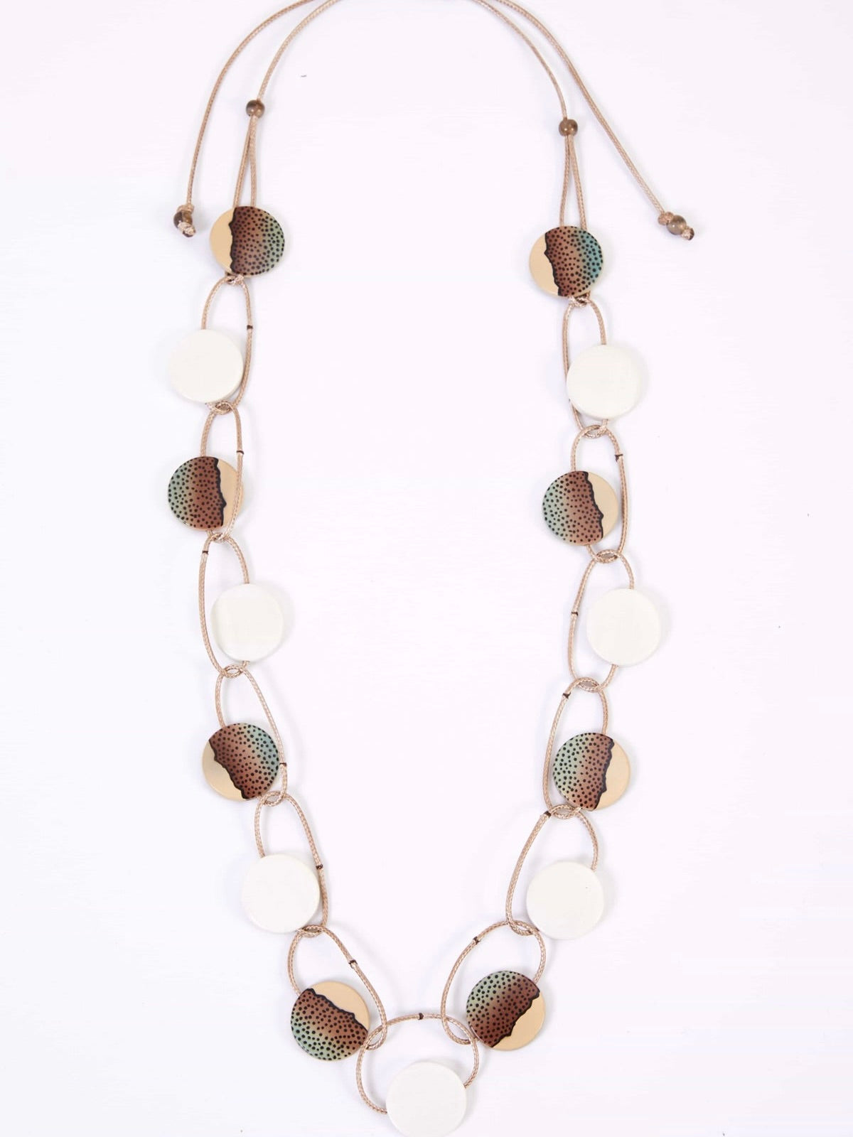 PRINT STONE NECKLACE