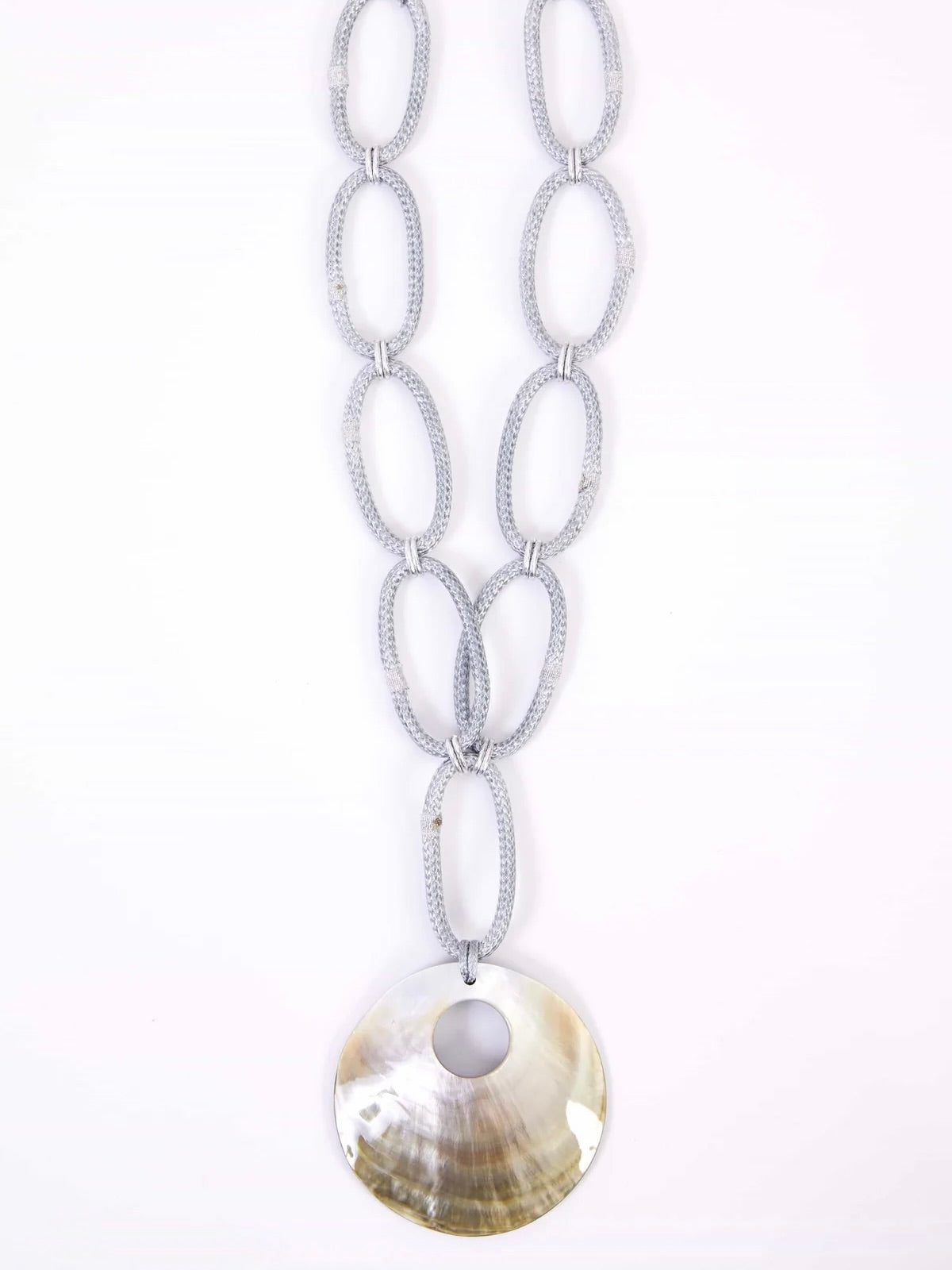 LARGE DISC NECKLACE