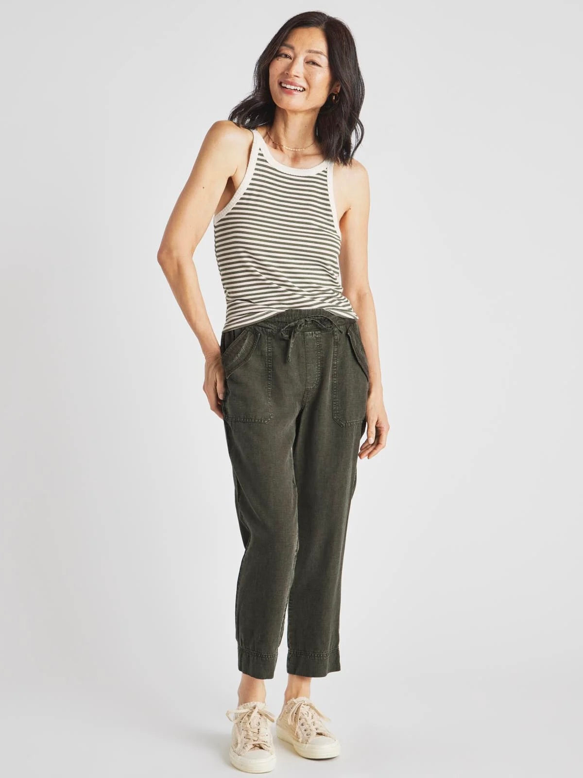 CANDICE STRIPPED TANK SPLENDID