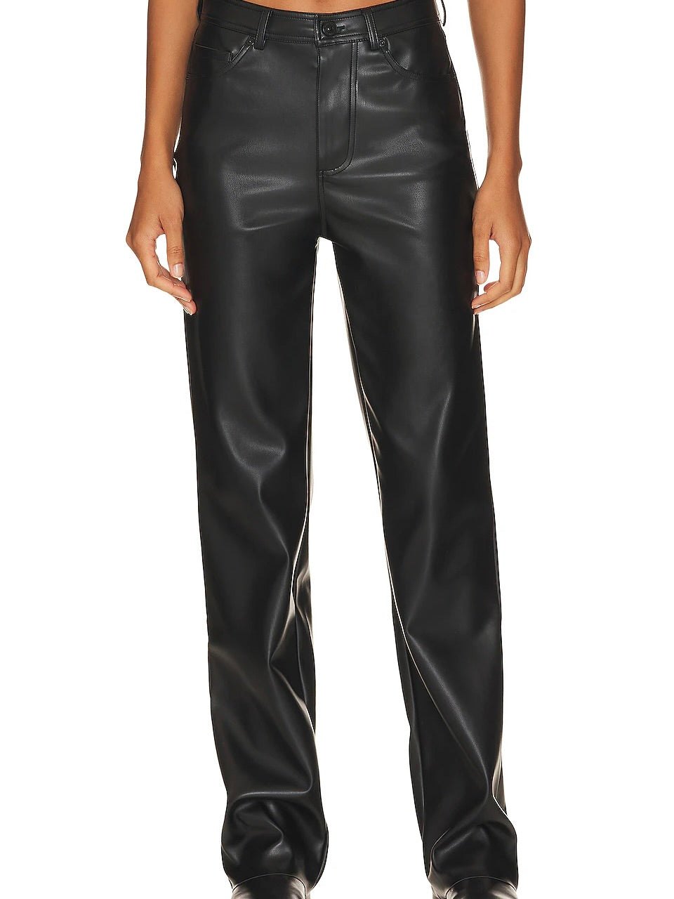 LOREN VEGAN LEATHER 5 POCKET JEAN