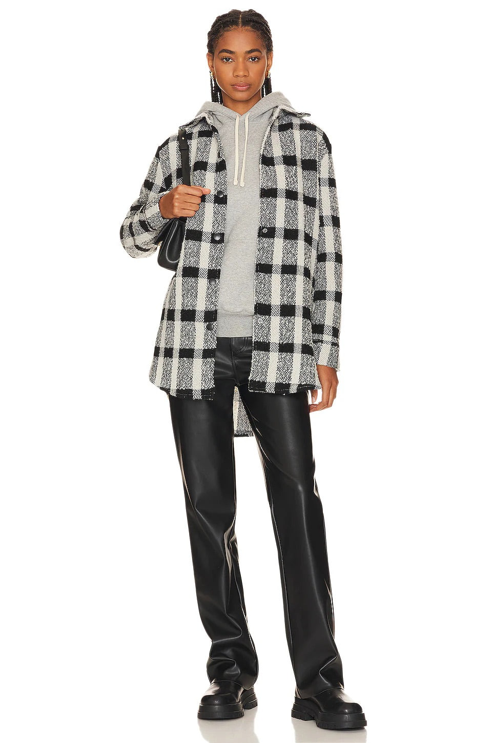 LOREN VEGAN LEATHER 5 POCKET JEAN