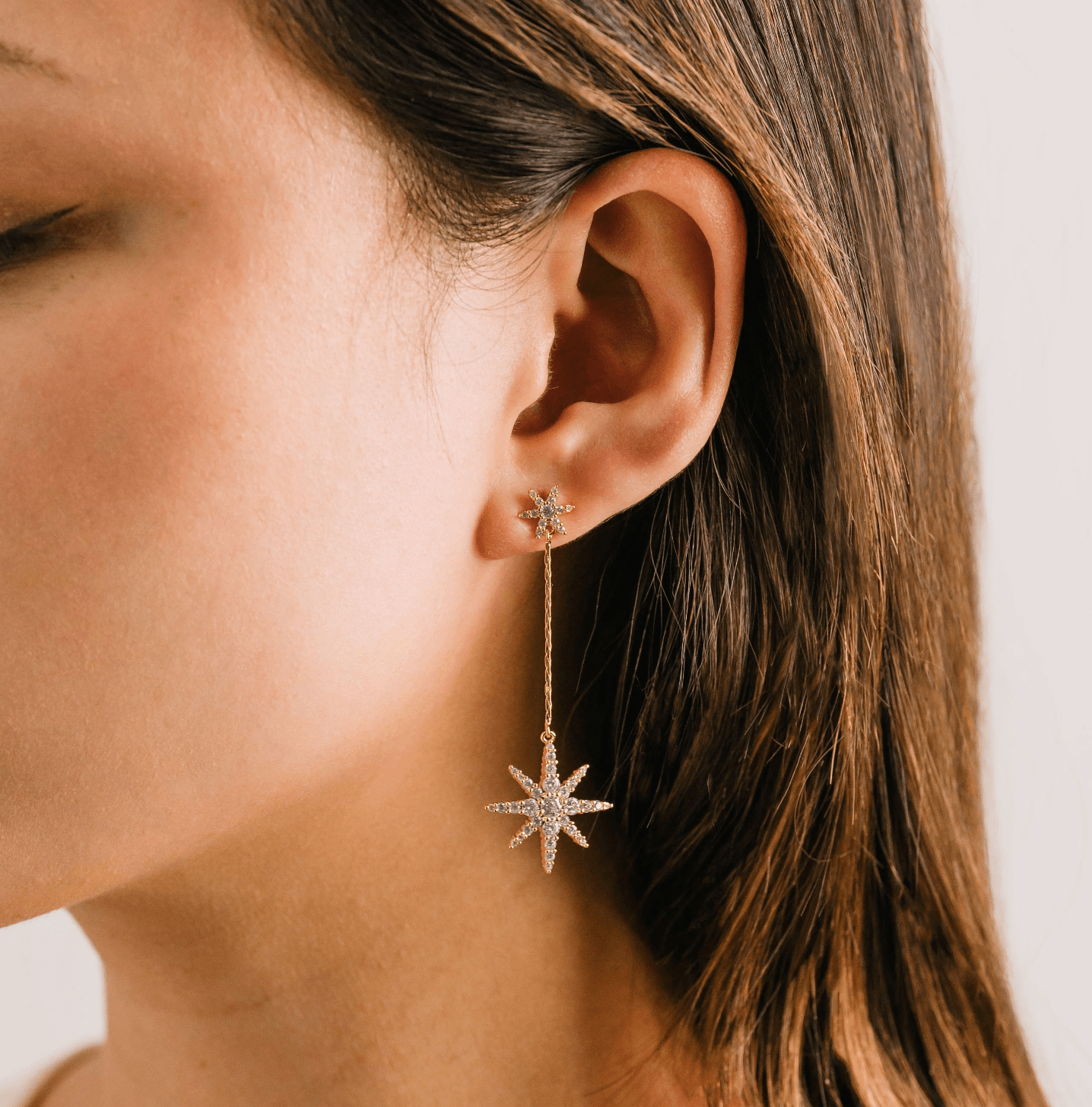 AQUILA STAR DROP EARRINGS