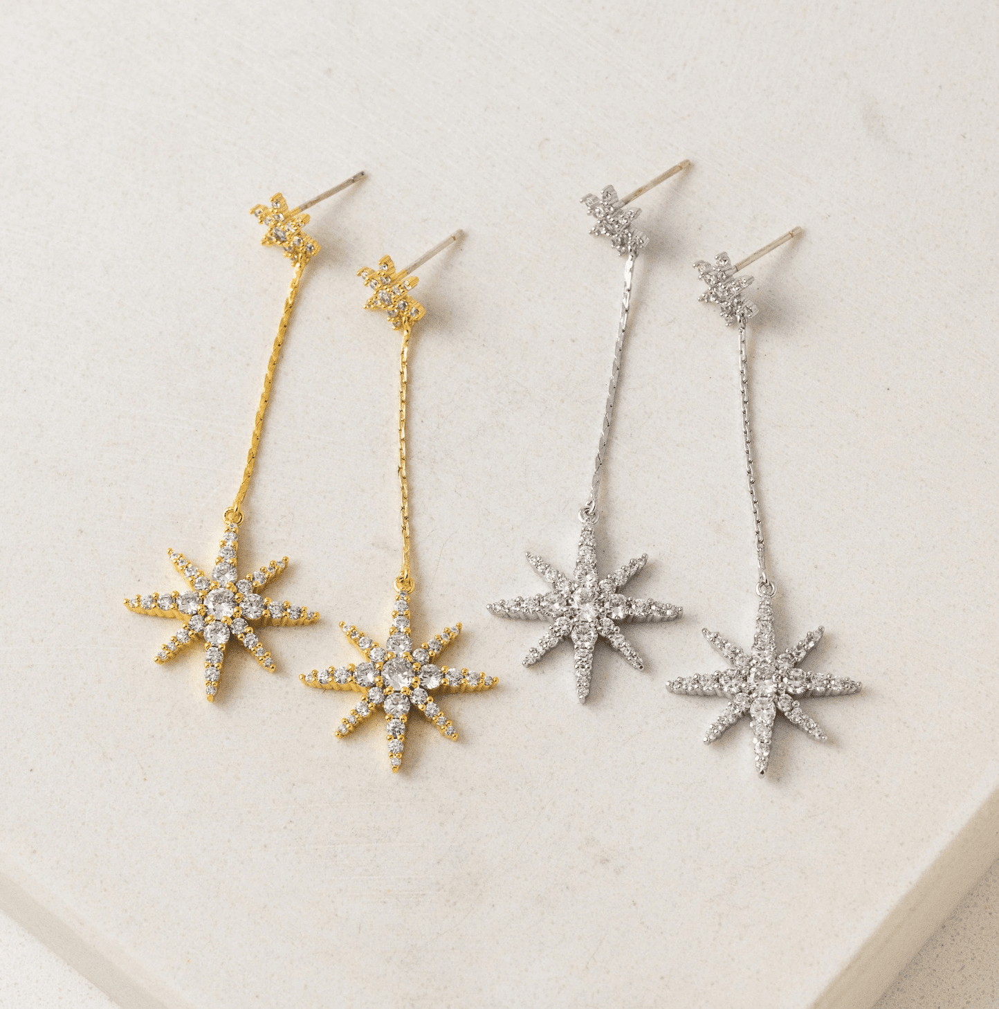 AQUILA STAR DROP EARRINGS