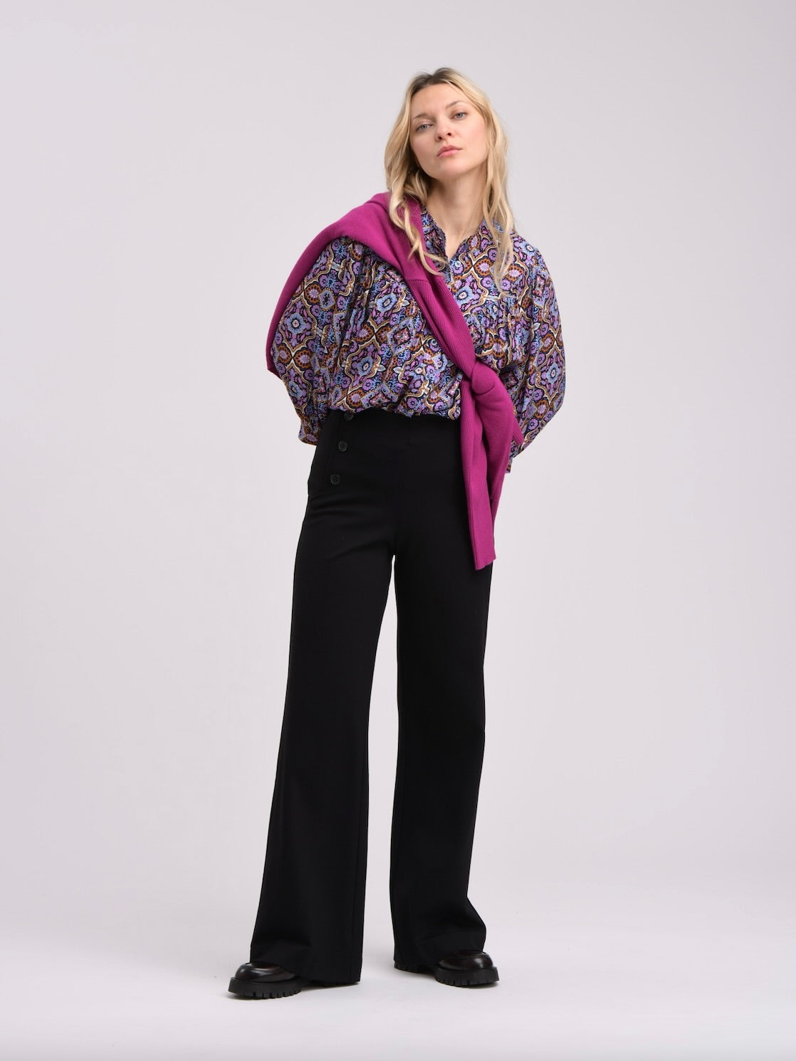 PRINTED BLOUSE LA FEE