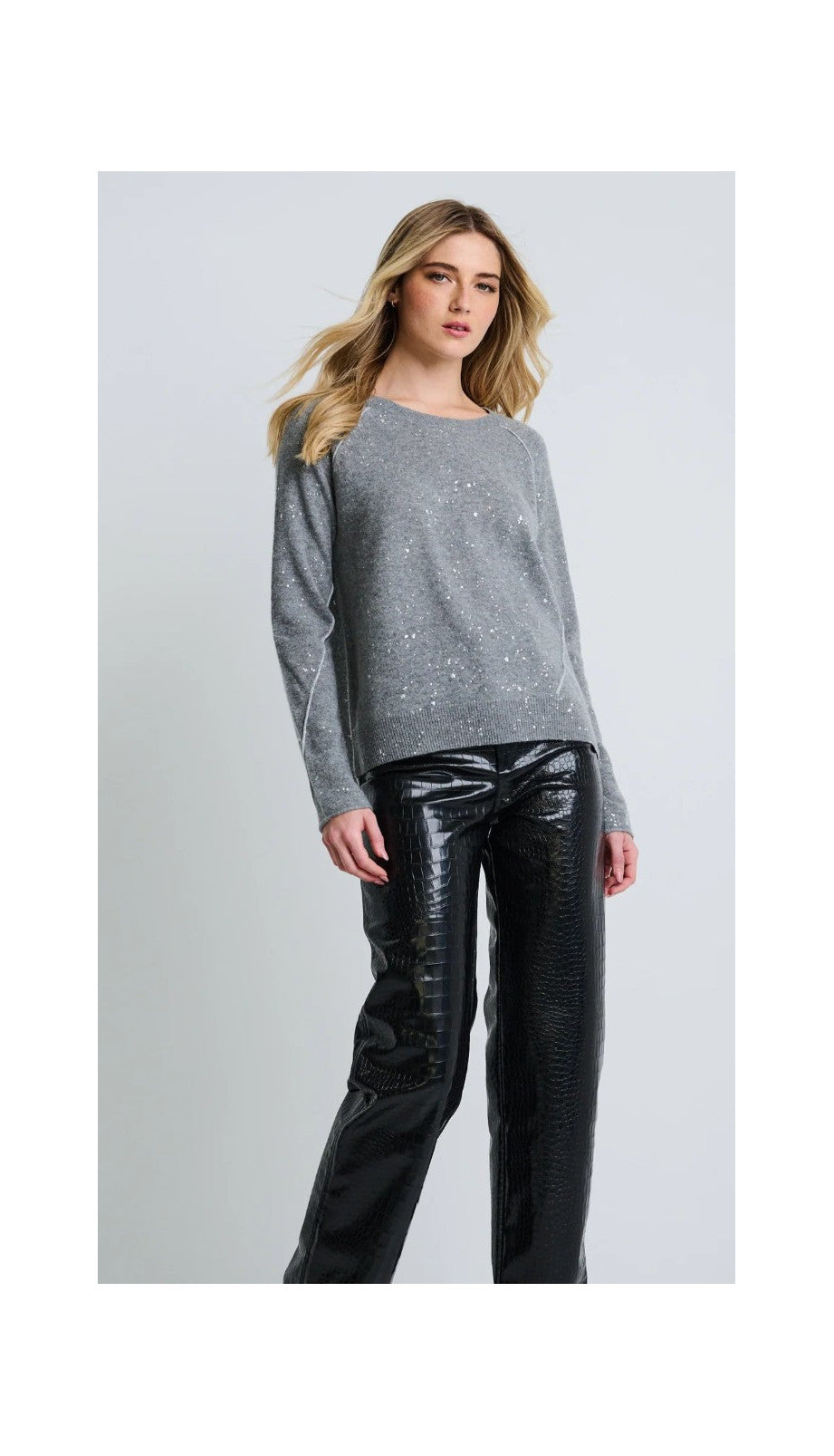 DIAMOND DUST PULLOVER SWEATER