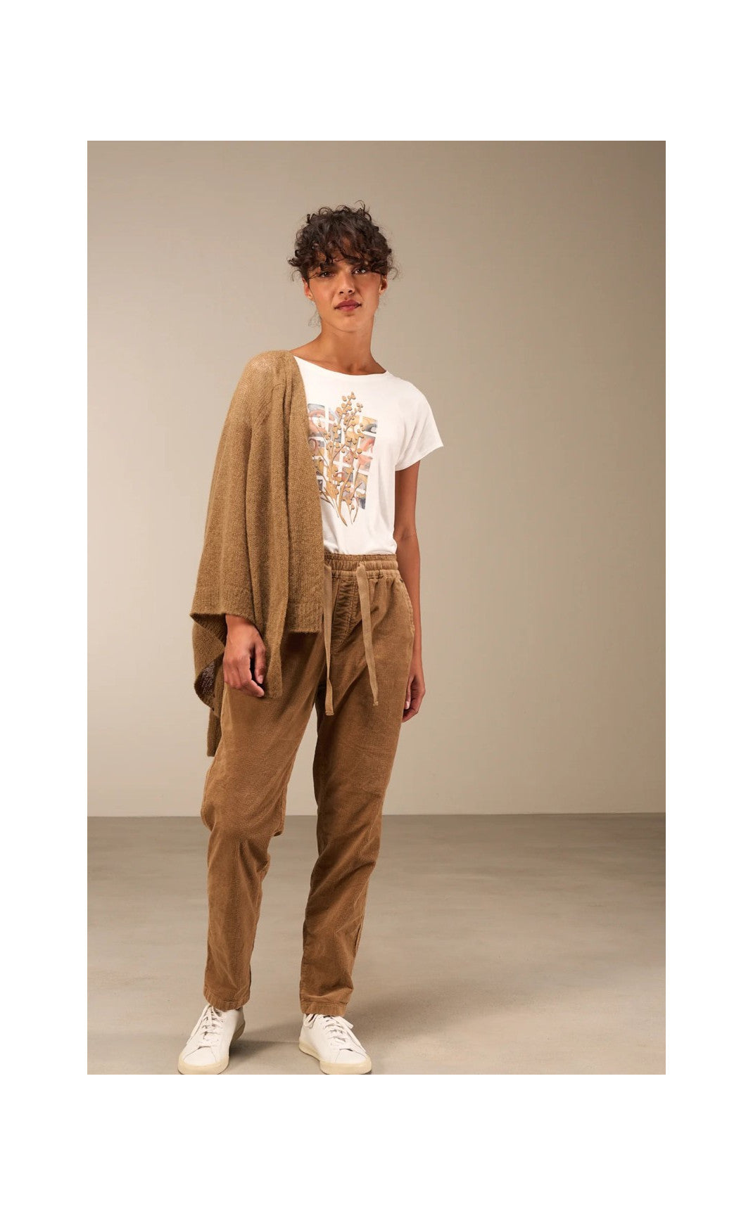 CORDUROY PULL-ON JOGPANTS