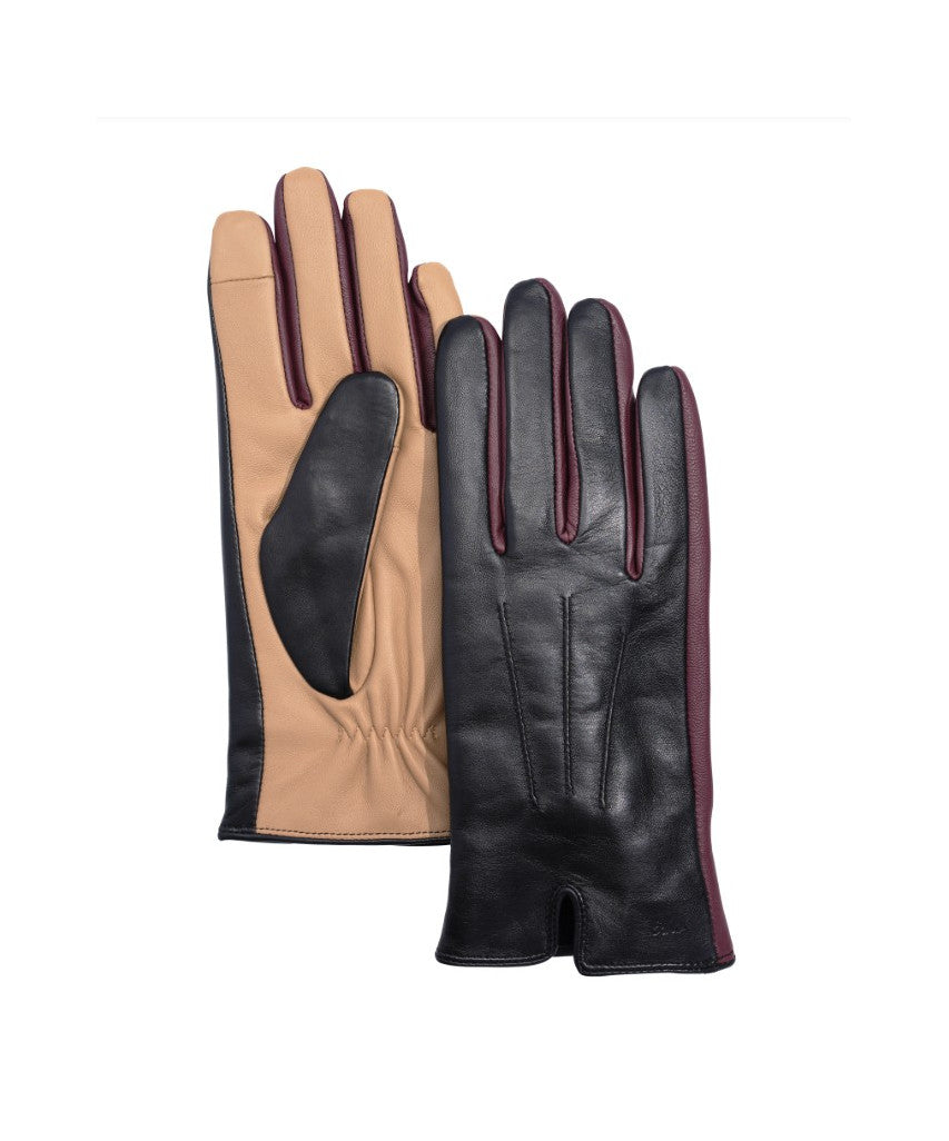 COLOURBLOCK LEATHER GLOVE