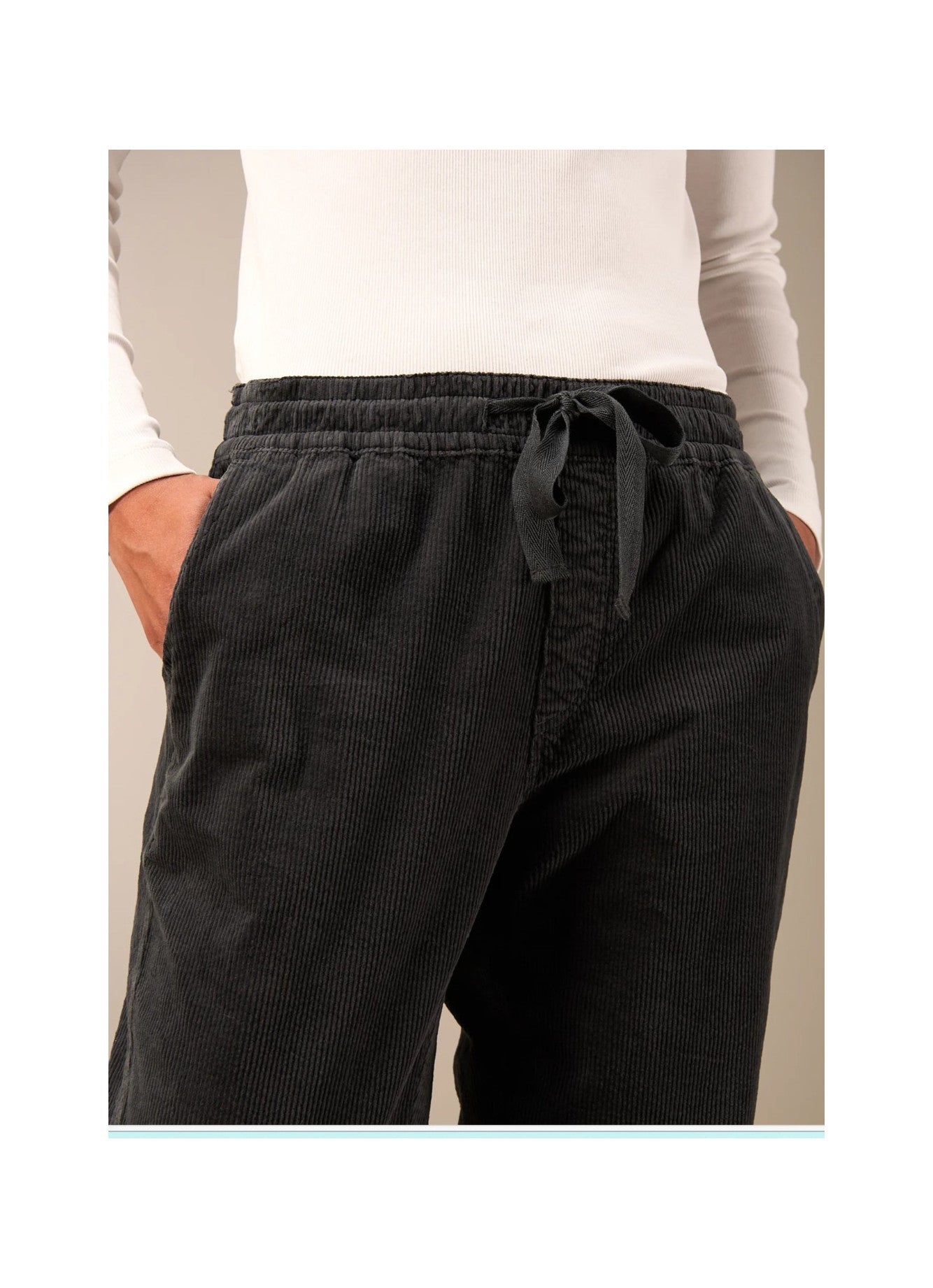 CORDUROY PULL-ON JOGPANTS
