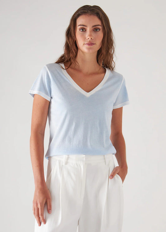 SHORT SLEEVE PIMA CLASSIC VNECK T-SHIRT