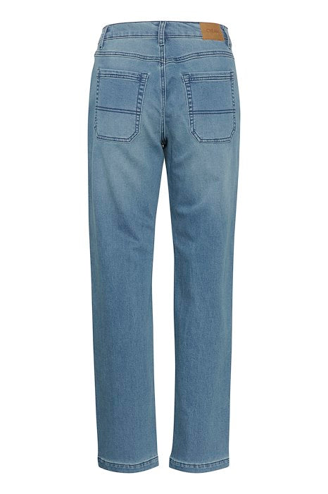 STACIA CARGO JOG JEAN CREAM