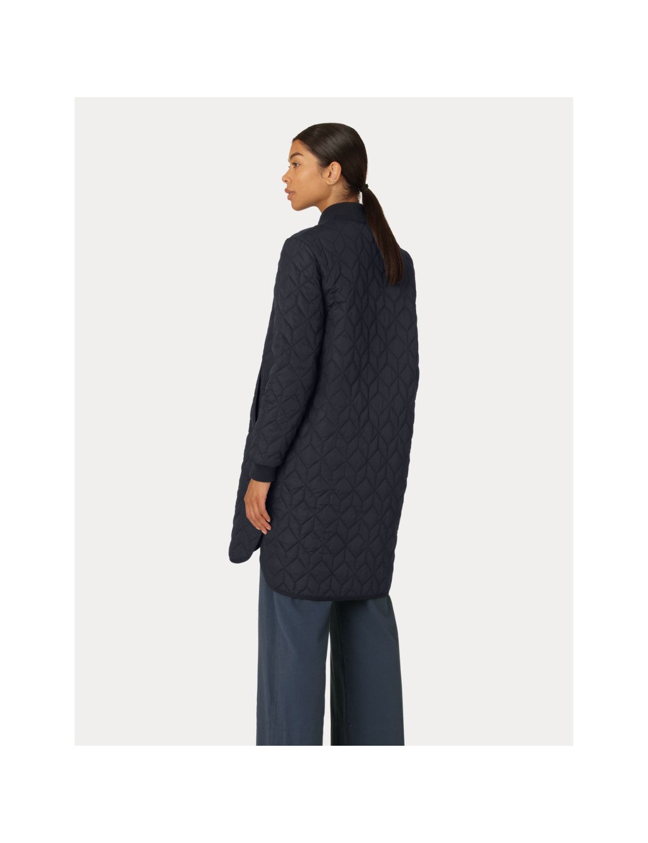 PADDED QUILT LONGER COAT