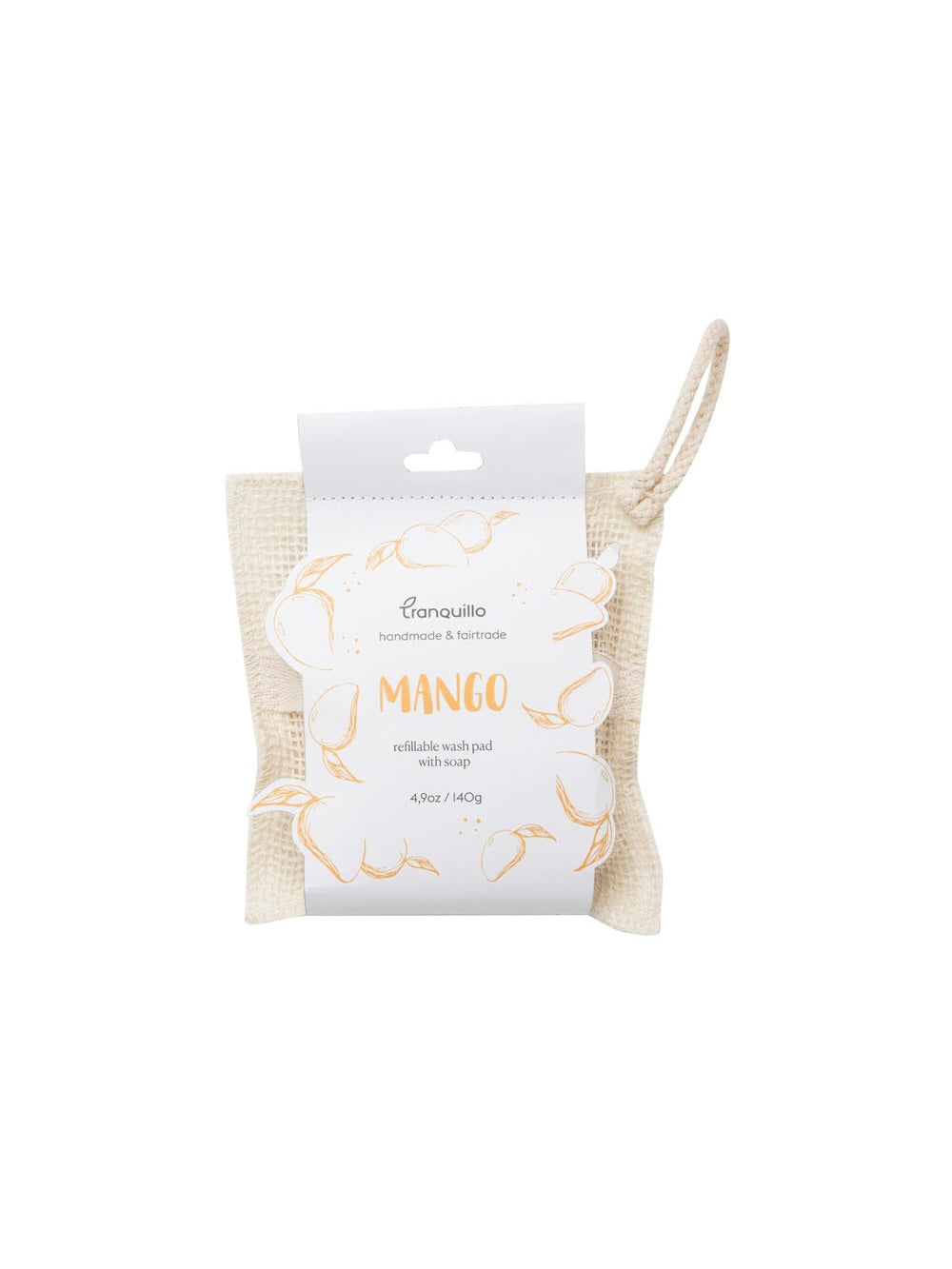 REFILLABLE WASH PAD WITH SOAP - MANGO TRANQUILLO