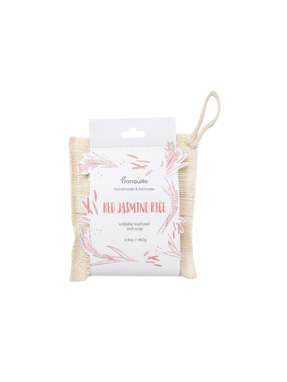 REFILLABLE WASH PAD WITH SOAP - RED JASMINE TRANQUILLO