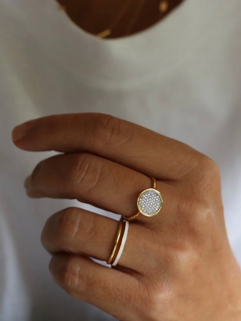 CLAIRE CLEAR CRYSTALS RING LOLO