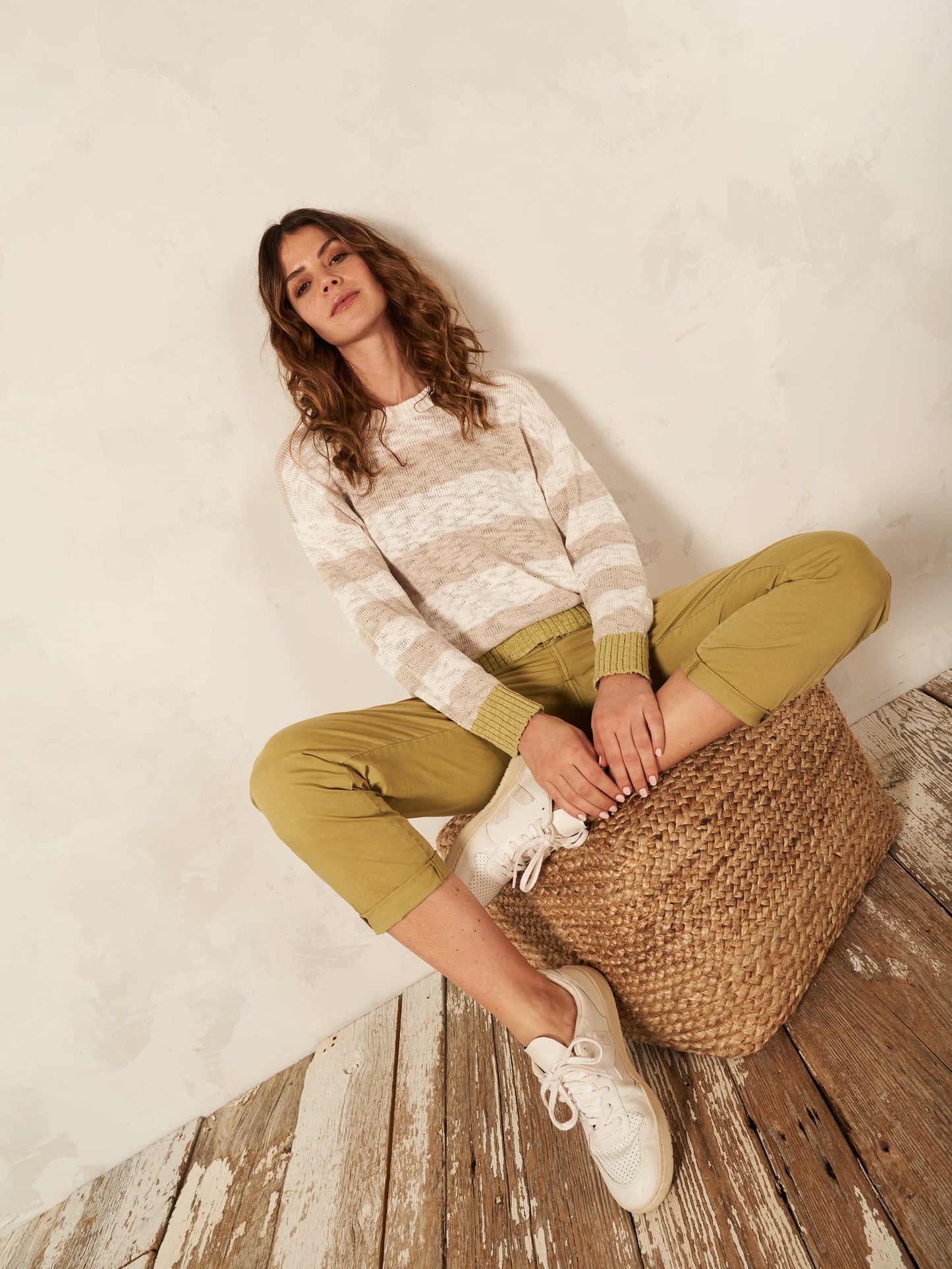 3/4 ORGANIC COTTON PANT NILE