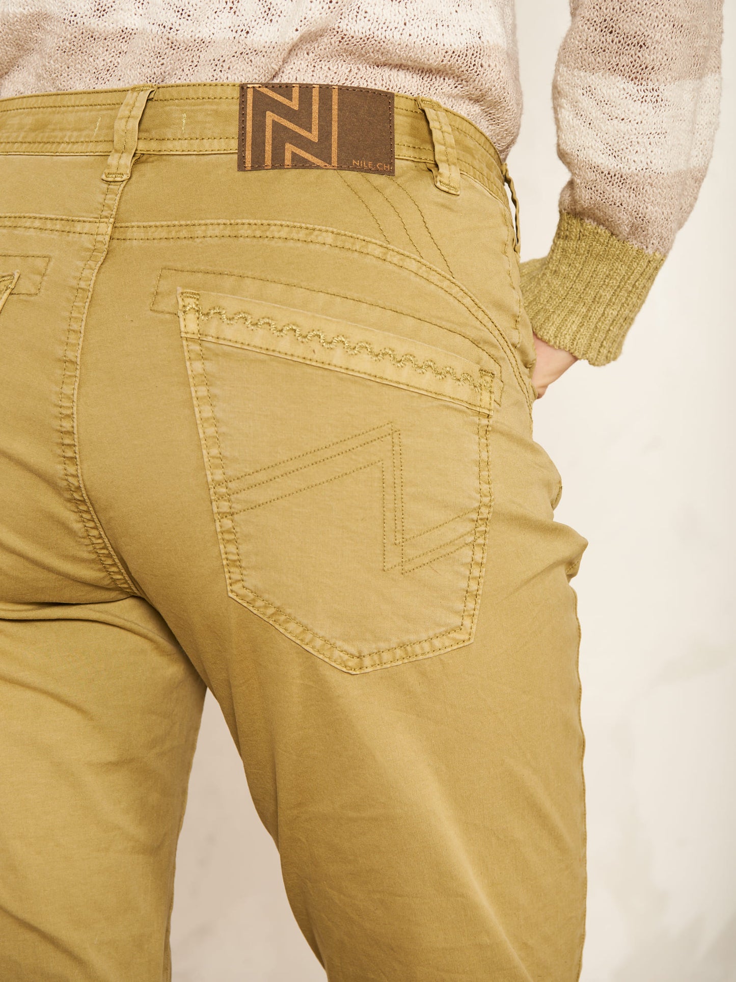 3/4 ORGANIC COTTON PANT NILE
