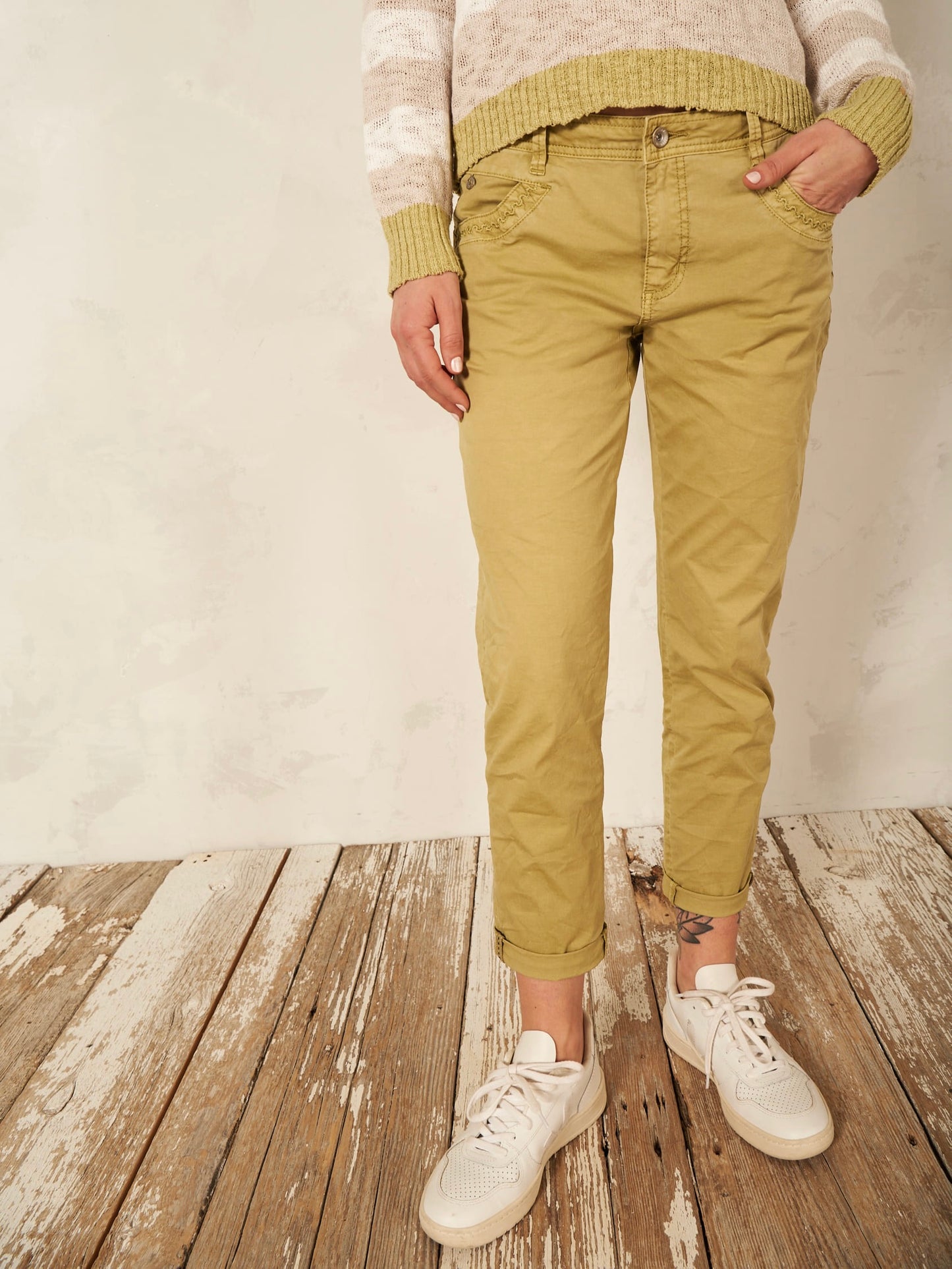 3/4 ORGANIC COTTON PANT NILE