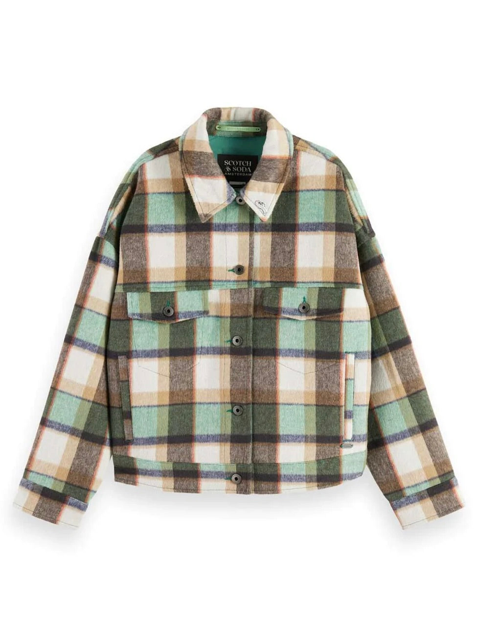 CHECK SHORT JACKET