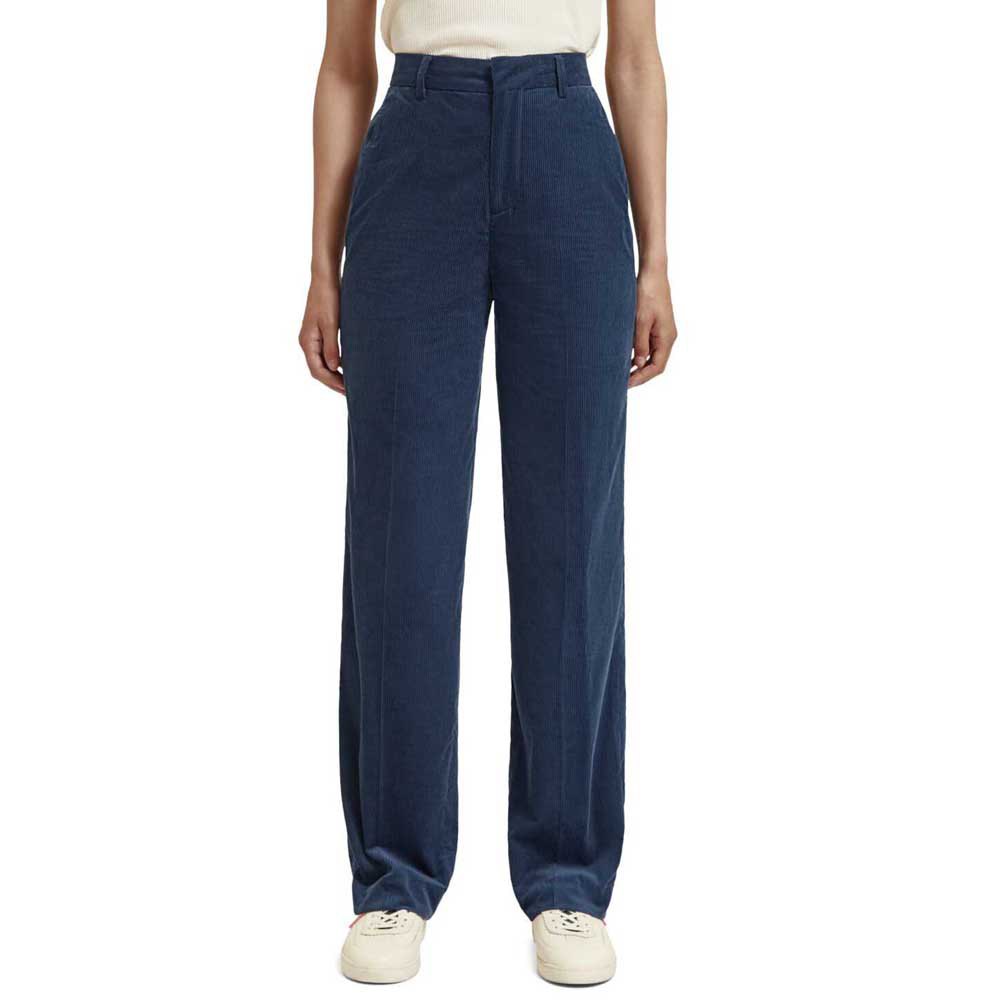 HIGH WAIST STRAIGHT LEG CORDUROY PANT