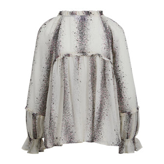 V NECK BLOUSE WITH RUFFLE SLEEVE COSTER COPHENHAGEN