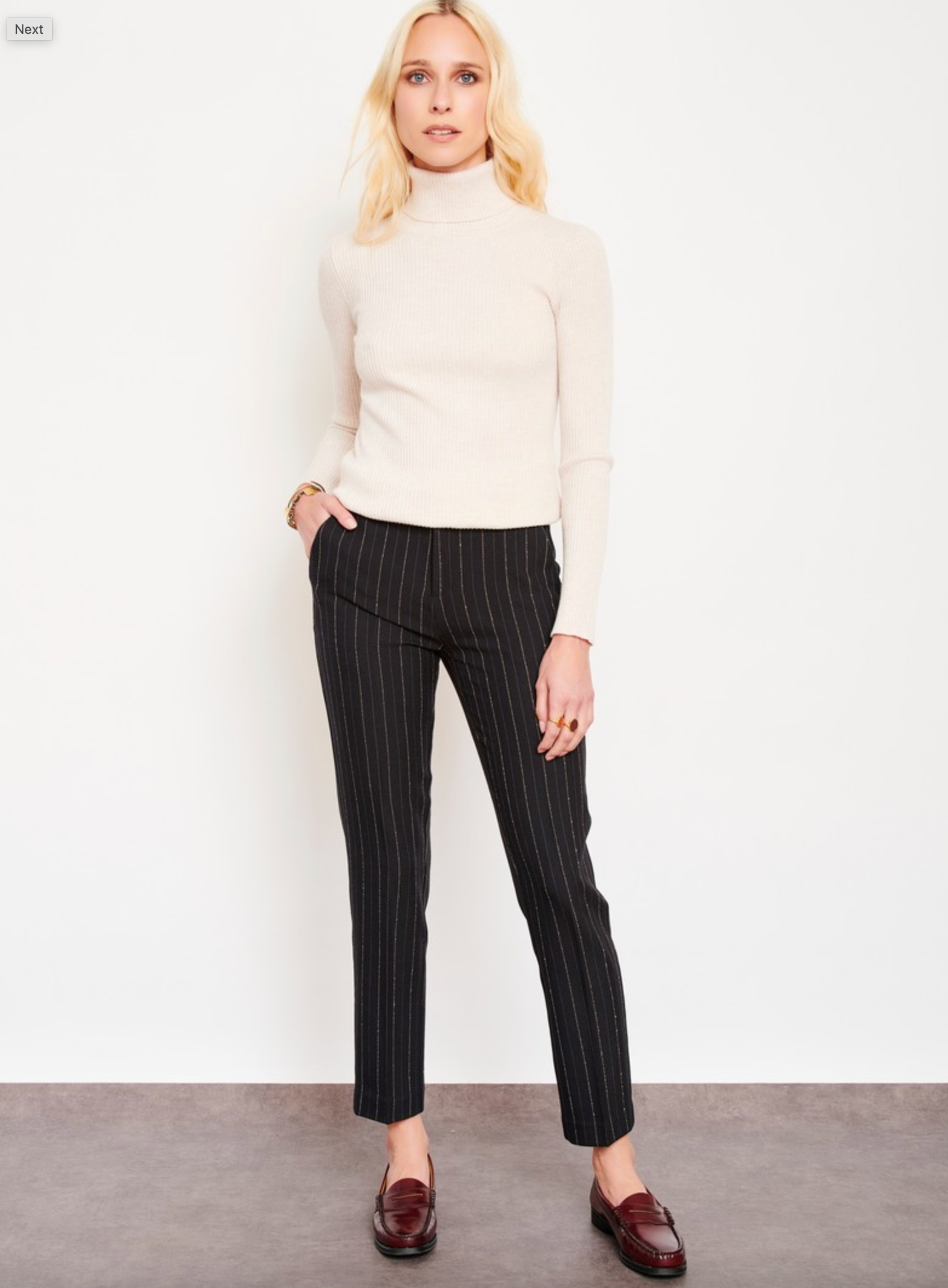 Striped Trousers For Women
