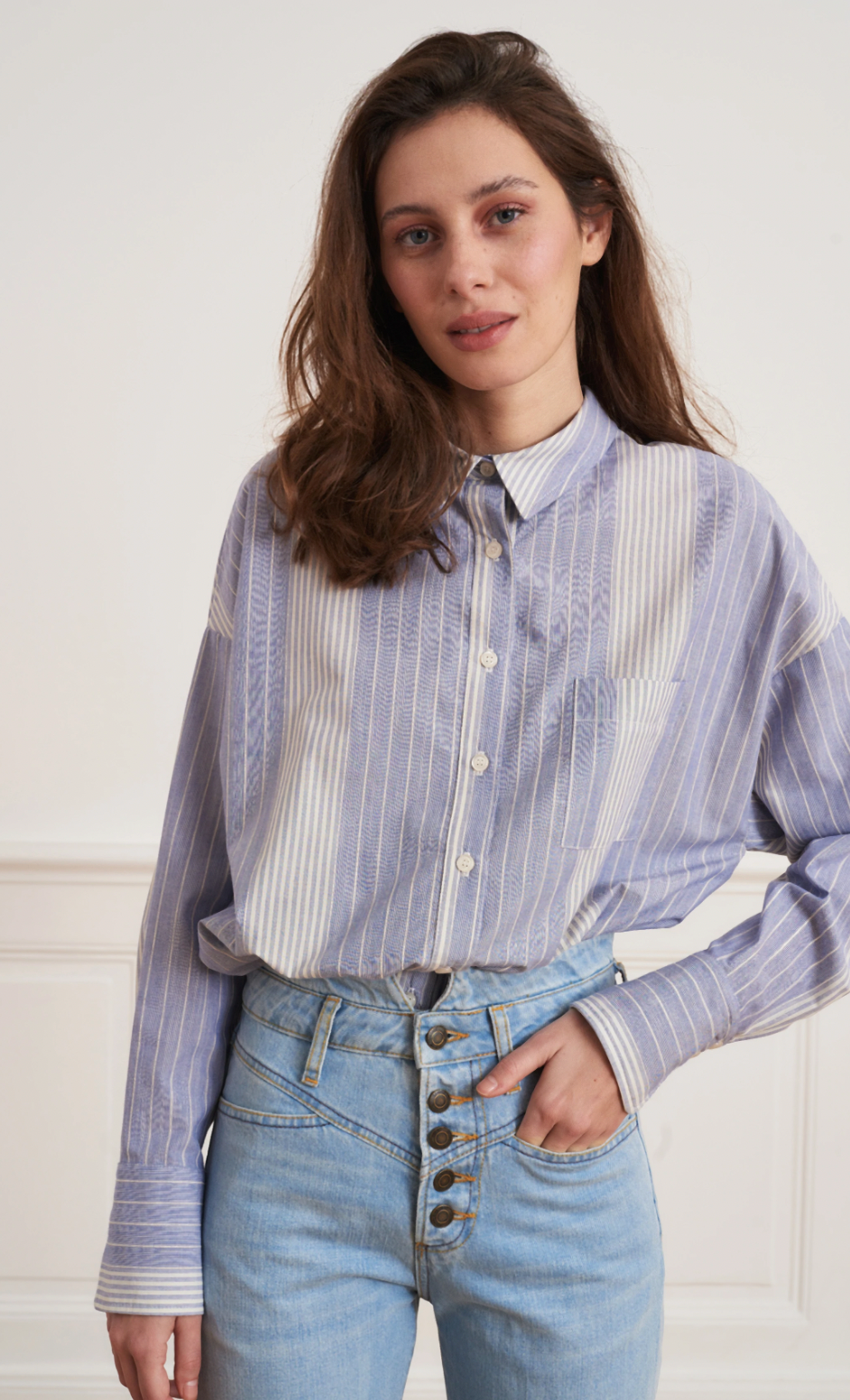 Christelle Varigated Striped Shirt