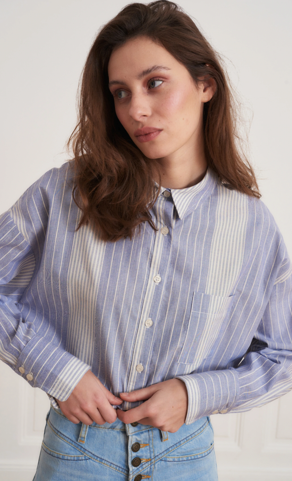 Christelle Varigated Striped Shirt