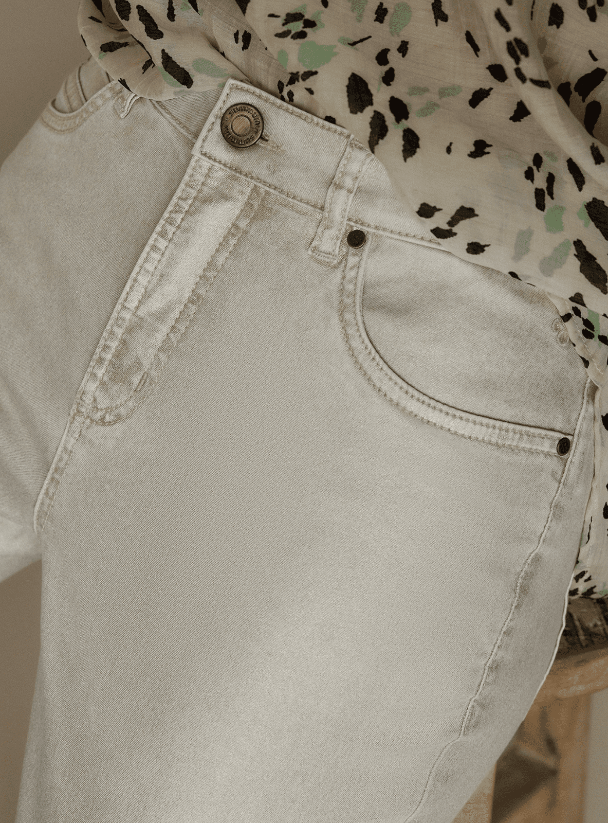 5 POCKET SHIMMER TWILL PANT
